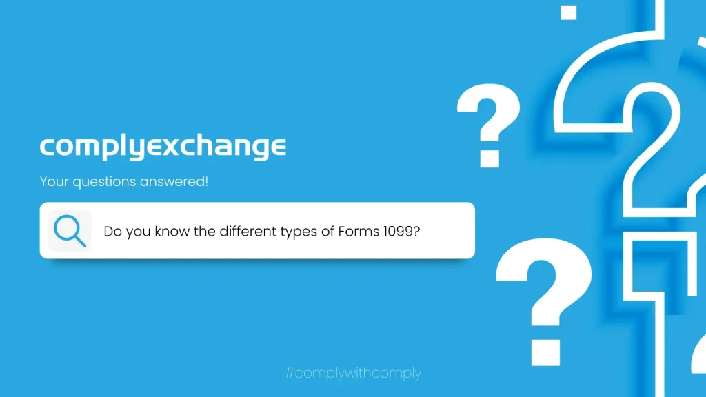 Do You Know the different types of Forms 1099?