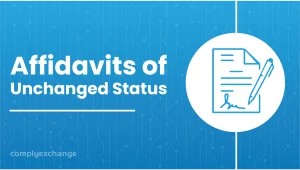 Affidavits of Unchanged Status