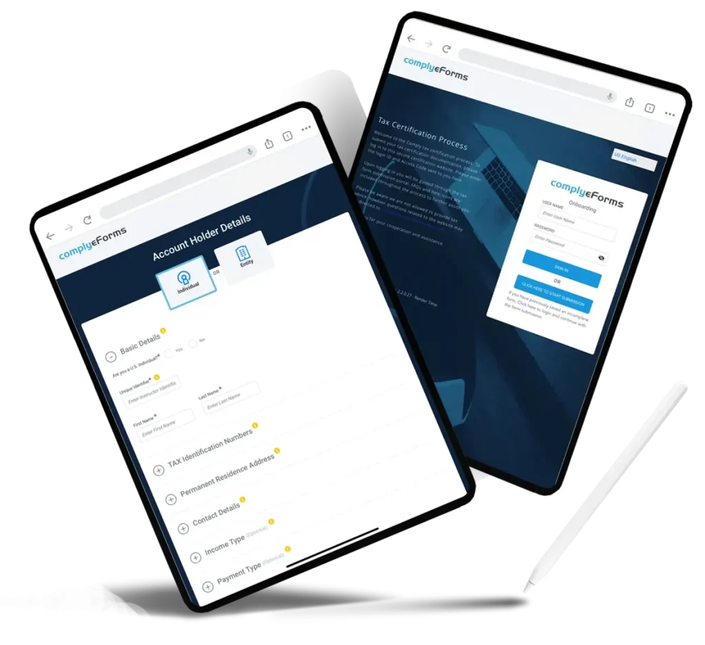 Comply eForms - Hero Image | Automated IRS Form Collection and Validation