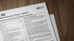 NEW Draft 2025 Form 1042-S Instructions (Featured Image)