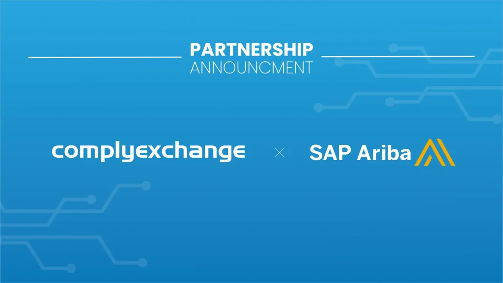 Comply Exchange Partners with SAP Ariba