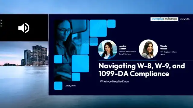 Navigating W-8 W-9 and 1099-DA Compliance What You Need to Know